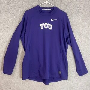 Nike Hyperwarm‎ Pro Dri-FIT TCU Mens size  Long Sleeve Fitted Purple
